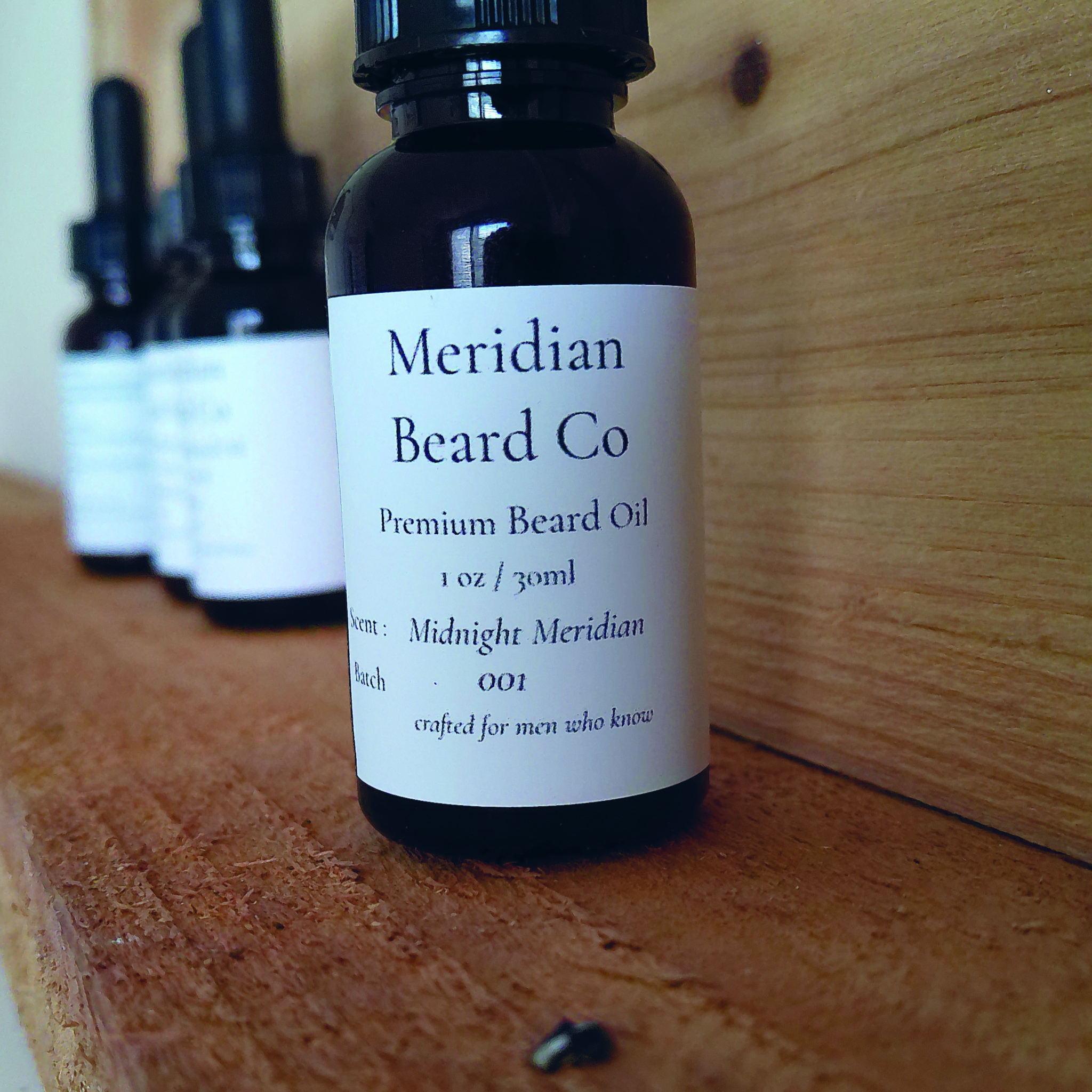 Meridian Beard Co. Midnight Meridian beard oil